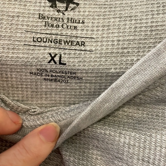 Beverly Hills Polo Club lounges top light NWOT XL mens - Picture 5 of 11